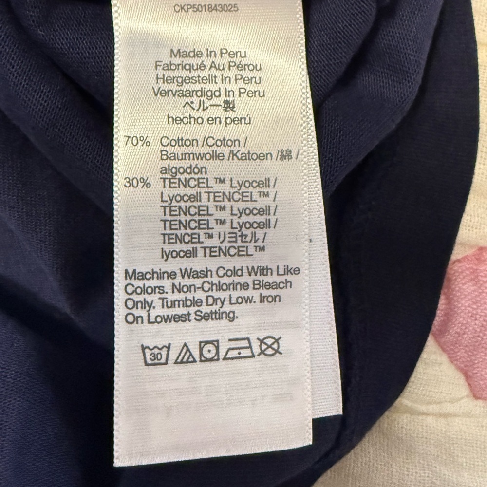 Madewell Sutro Side Cinch Muscle Tank Tee Shirt NWT S Midnight Navy - Picture 8 of 11